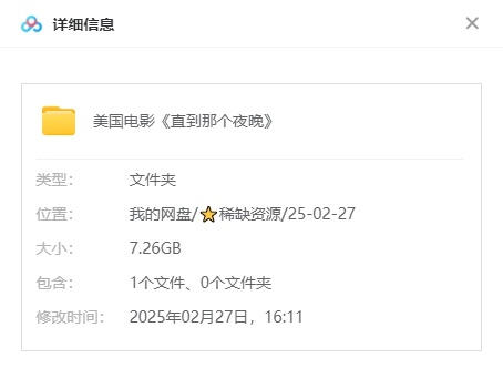 《直到那个夜晚》美国电影[2004]1080P[高清/7.26G][百度网盘下载]