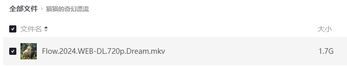 《猫猫的奇幻漂流》[百度/夸克网盘下载]动画电影[1080p高清/中英文字幕]