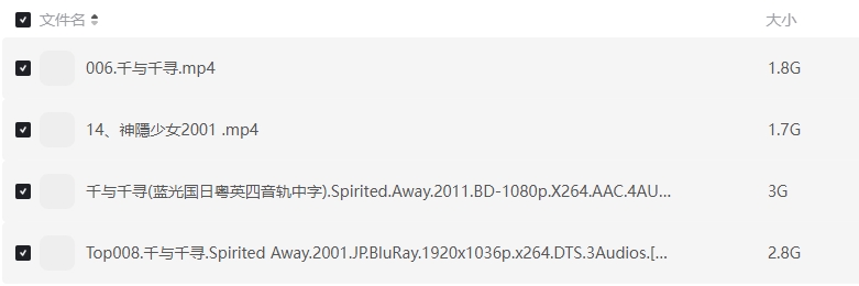 《千与千寻》[百度/夸克网盘下载]动画电影[4k高清/中日双语字幕]