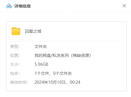 《囚爱之城》[百度/夸克网盘下载]美国电影[1080p超清/BT磁力链接]