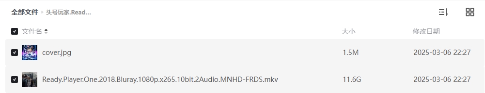 《头号玩家》[百度/夸克网盘下载]美国电影[4k高清/在线播放]